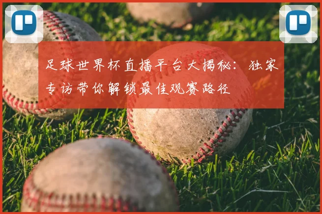 足球世界杯直播平台大揭秘:独家专访带你解锁最佳观赛路径
